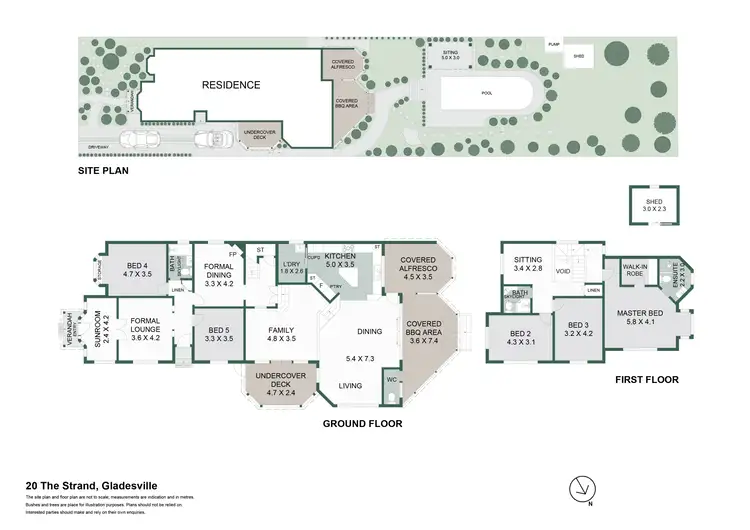 Floorplan of Homely house listing, 20 The Strand, Gladesville NSW 2111