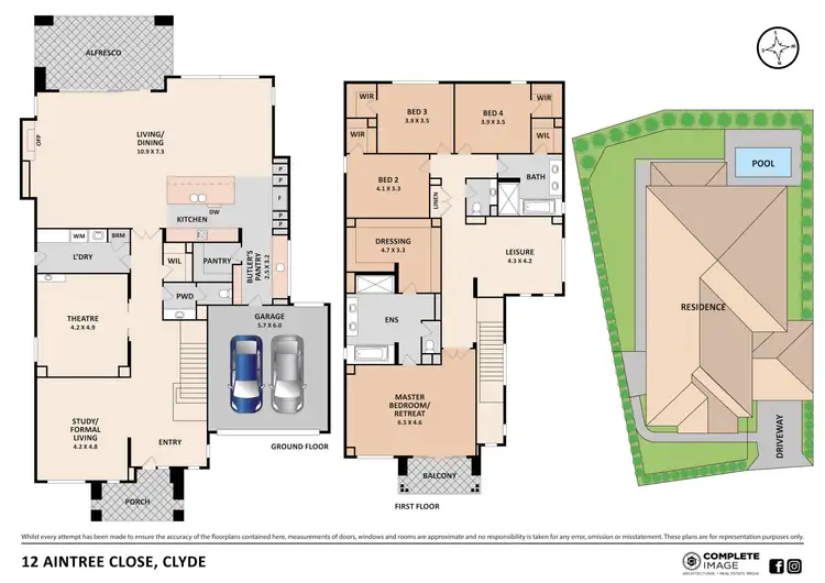 Floorplan of Homely house listing, 12 Aintree Close, Clyde VIC 3978