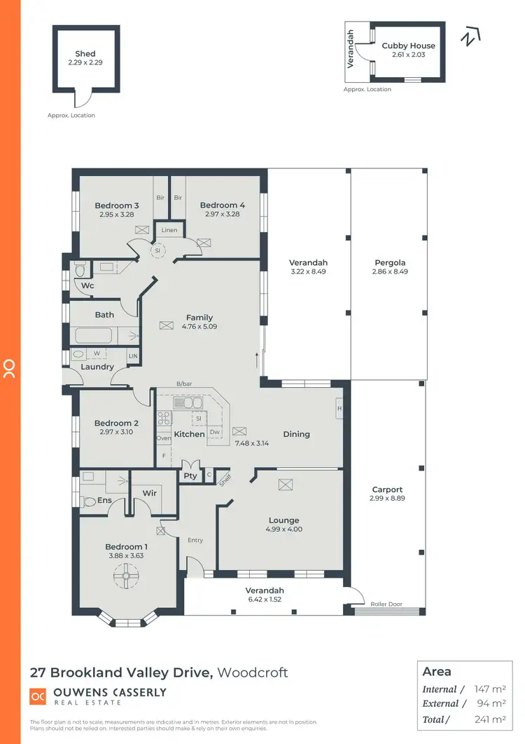 Floorplan of Homely house listing, 27 Brookland Valley Drive, Woodcroft SA 5162