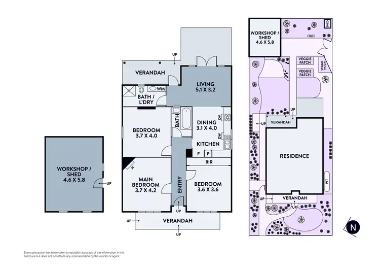 Floorplan of Homely house listing, 12 Wakanui Street, Northcote VIC 3070