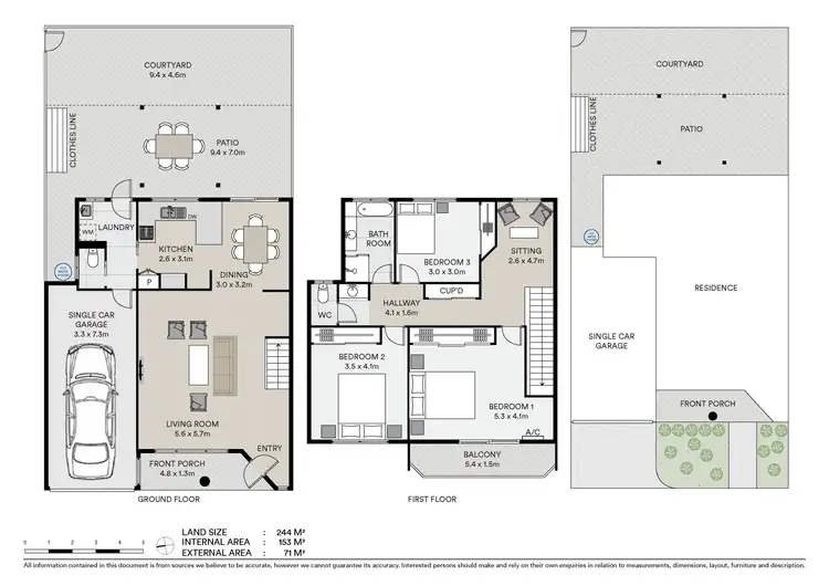 Floorplan of Homely townhouse listing, 14/3 Burns Point Ferry Road, West Ballina NSW 2478