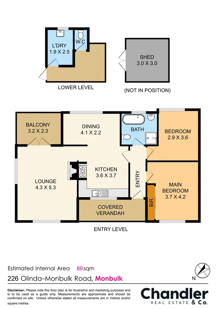 Floorplan of Homely house listing, 226 Olinda-Monbulk Road, Monbulk VIC 3793