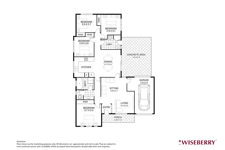 Floorplan of Homely house listing, 3 Waugh Close, Blue Haven NSW 2262