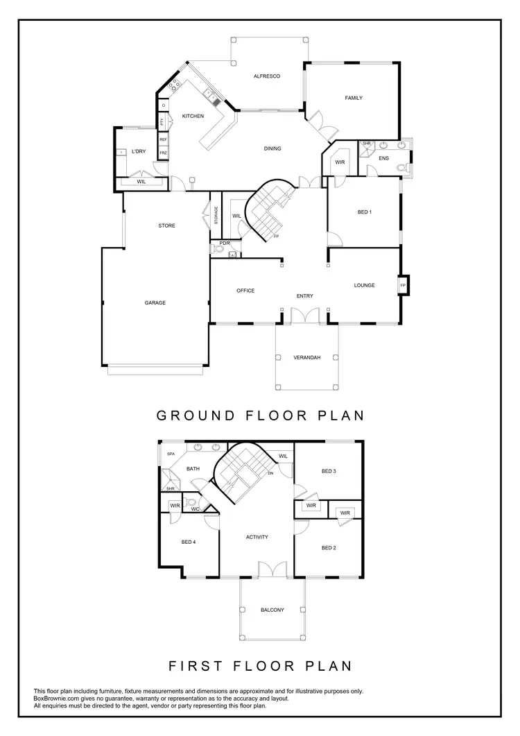 Floorplan of Homely house listing, 7 Palatine Crescent, Canning Vale WA 6155
