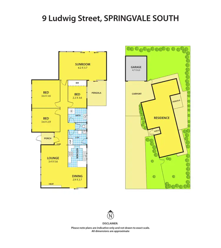 Floorplan of Homely house listing, 9 Ludwig Street, Springvale South VIC 3172