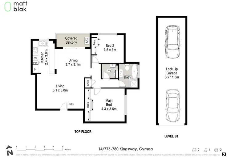 Floorplan of Homely apartment listing, 14/776-780 Kingsway, Gymea NSW 2227