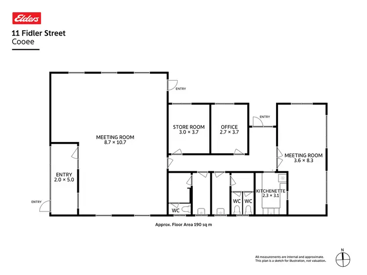 Floorplan of Homely house listing, 11 Fidler Street, Cooee TAS 7320