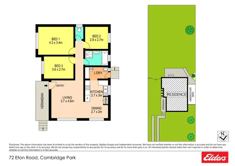 Floorplan of Homely house listing, 72 Eton Road, Cambridge Park NSW 2747