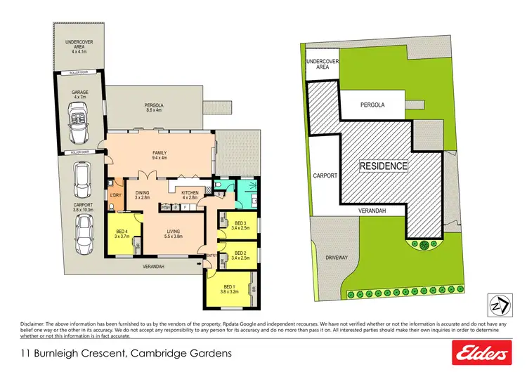 Floorplan of Homely house listing, 11 Burnleigh Crescent, Cambridge Gardens NSW 2747