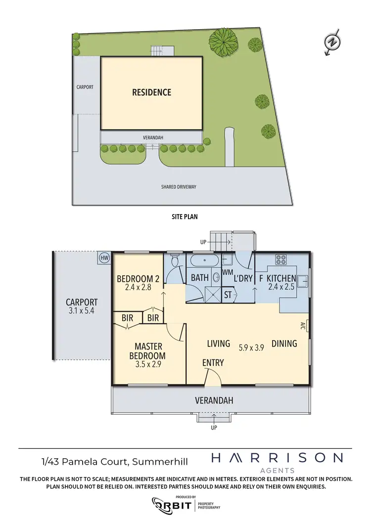 Floorplan of Homely house listing, 1/43 Pamela Court, Summerhill TAS 7250