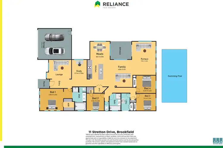 Floorplan of Homely house listing, 11 Stretton Drive, Brookfield VIC 3338