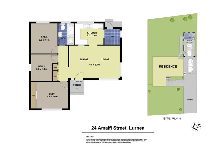 Floorplan of Homely house listing, 24 Amalfi Street, Lurnea NSW 2170