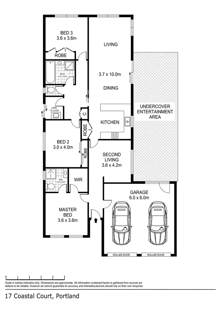 Floorplan of Homely house listing, 17 Coastal Court, Portland VIC 3305