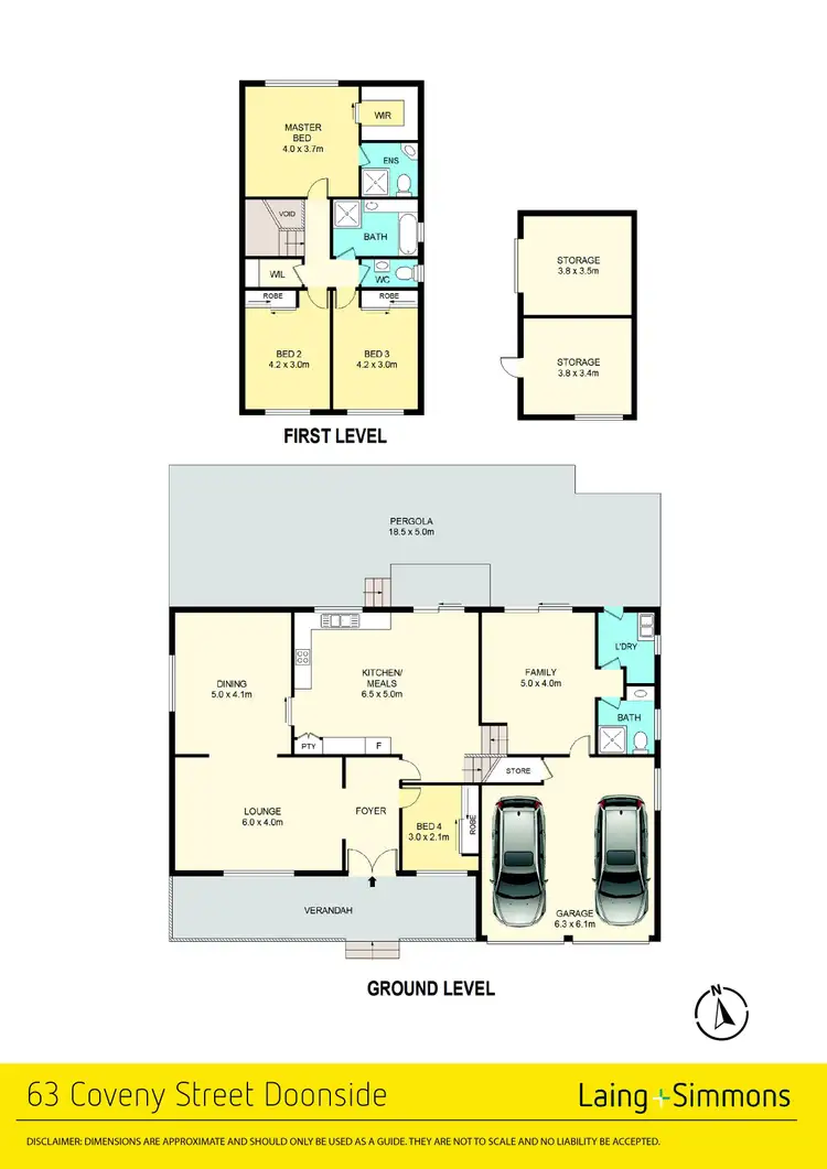 Floorplan of Homely house listing, 63 Coveny Street, Doonside NSW 2767