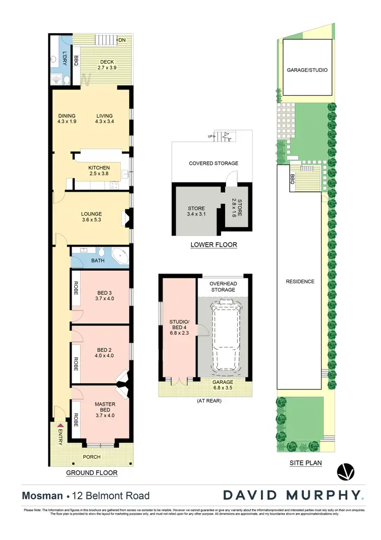 Floorplan of Homely house listing, 12 Belmont Road, Mosman NSW 2088