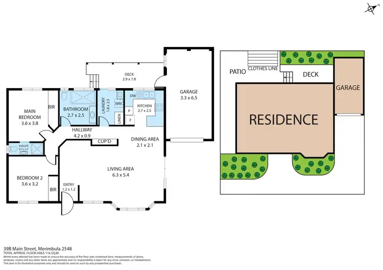 Floorplan of Homely unit listing, 39B Main Street, Merimbula NSW 2548