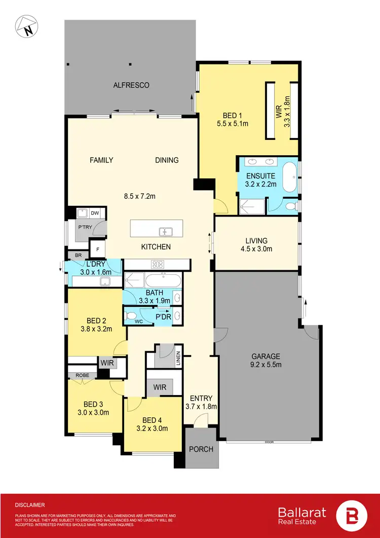 Floorplan of Homely house listing, 58 Stringybark Drive, Brown Hill VIC 3350