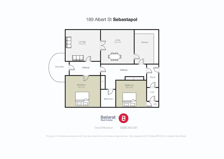 Floorplan of Homely house listing, 189 Albert Street, Sebastopol VIC 3356