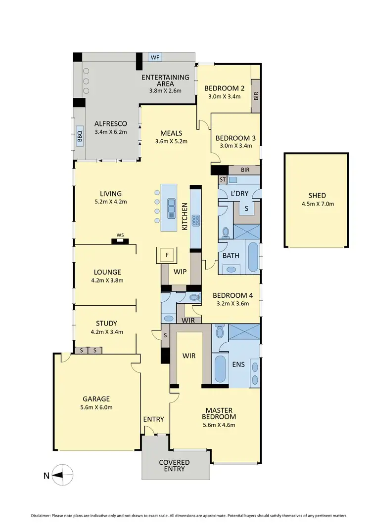 Floorplan of Homely house listing, 5 Wattle Grove, Riddells Creek VIC 3431