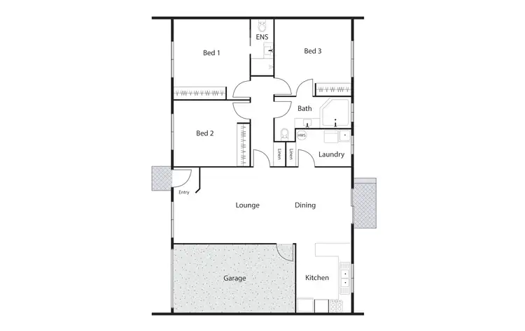 Floorplan of Homely house listing, 7/28 Ringrose Crescent, Isaacs ACT 2607