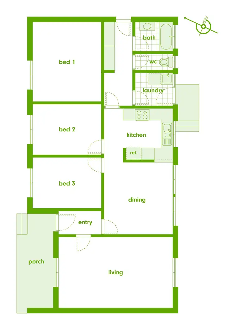 Floorplan of Homely house listing, 10 Moseley Place, Kambah ACT 2902