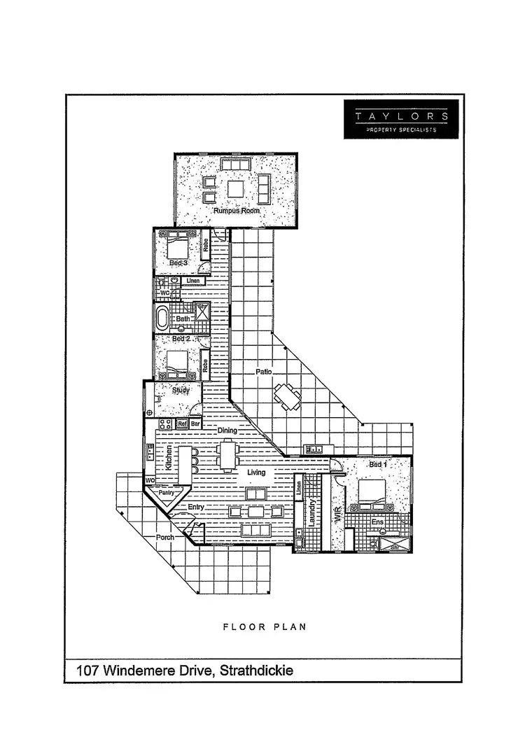 Floorplan of Homely house listing, 107 Windemere Drive, Strathdickie QLD 4800
