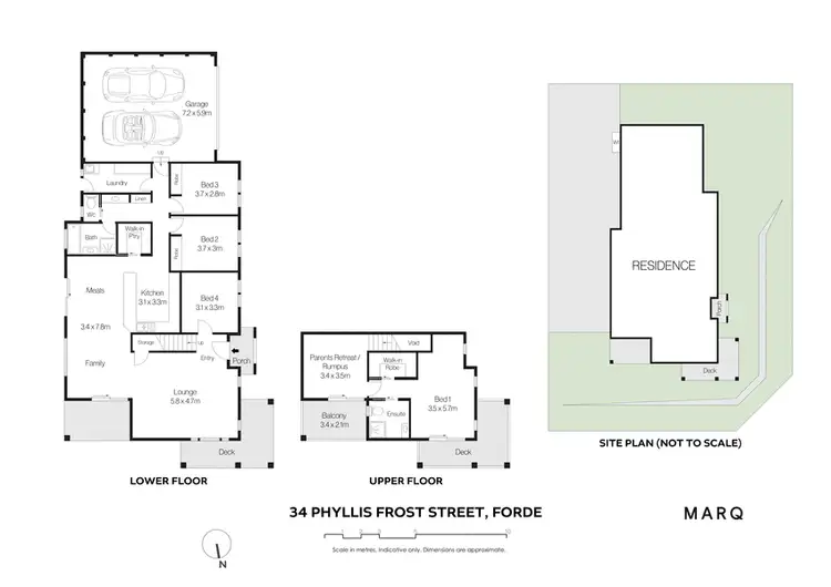 Floorplan of Homely house listing, 34 Phyllis Frost Street, Forde ACT 2914