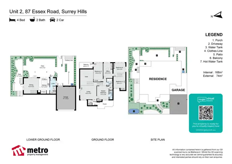 Floorplan of Homely house listing, 2/87 Essex Road, Surrey Hills VIC 3127
