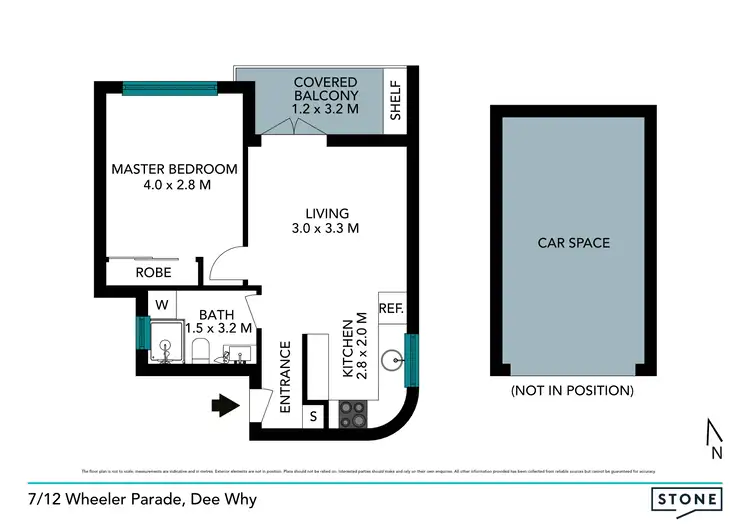 Floorplan of Homely apartment listing, 7/12 Wheeler Parade, Dee Why NSW 2099