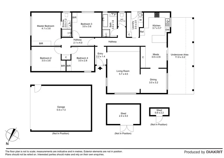 Floorplan of Homely house listing, 323 Stony Point Road, Crib Point VIC 3919
