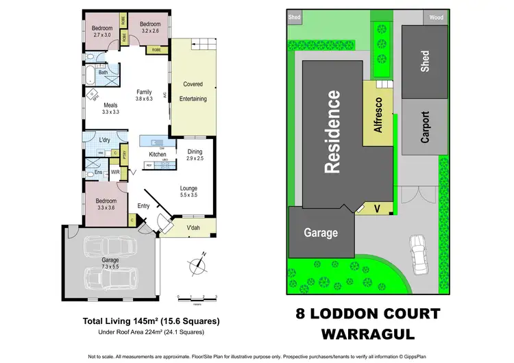 Floorplan of Homely house listing, 8 Loddon Court, Warragul VIC 3820