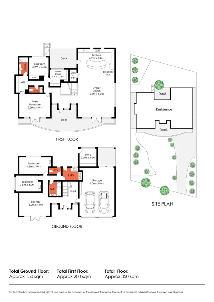 Floorplan of Homely house listing, 21 Murawa Drive, Rosebud VIC 3939