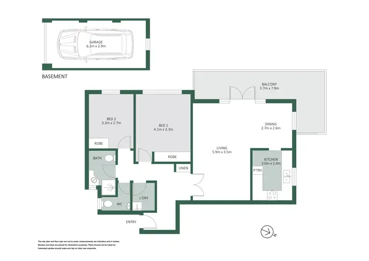 Floorplan of Homely unit listing, 2/1 Spencer Road, Killara NSW 2071