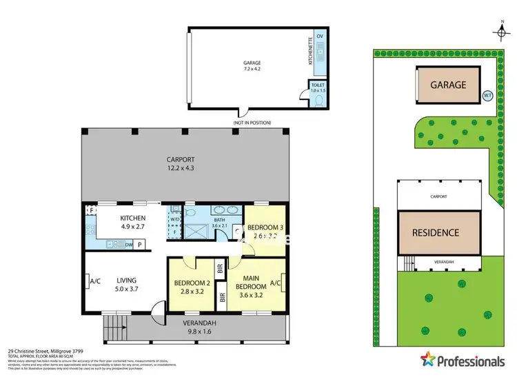 Floorplan of Homely house listing, 29 Christine Street, Millgrove VIC 3799