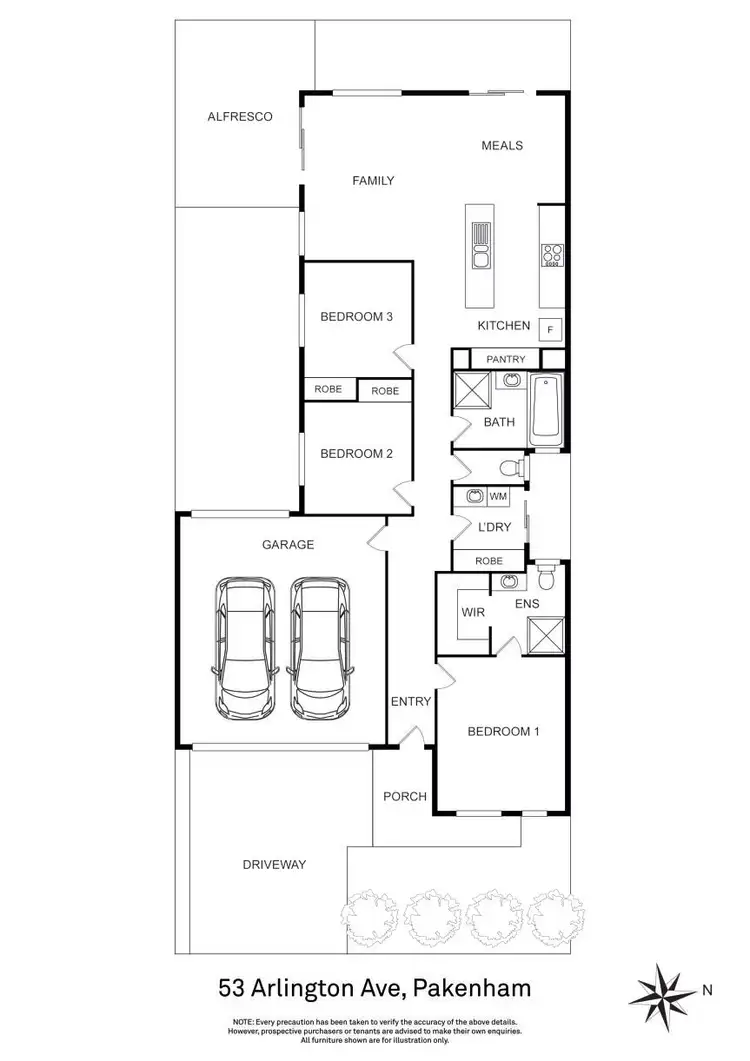 Floorplan of Homely house listing, 53 Arlington Avenue, Pakenham VIC 3810