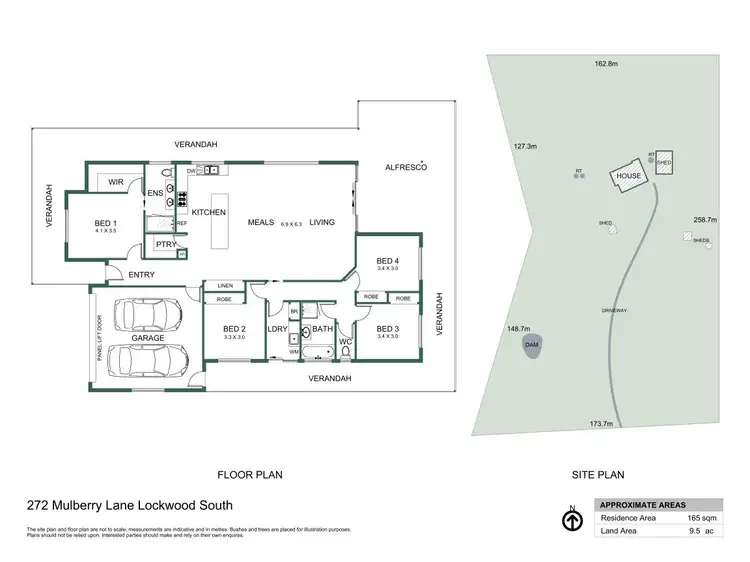Floorplan of Homely house listing, 272 Mulberry Lane, Lockwood South VIC 3551