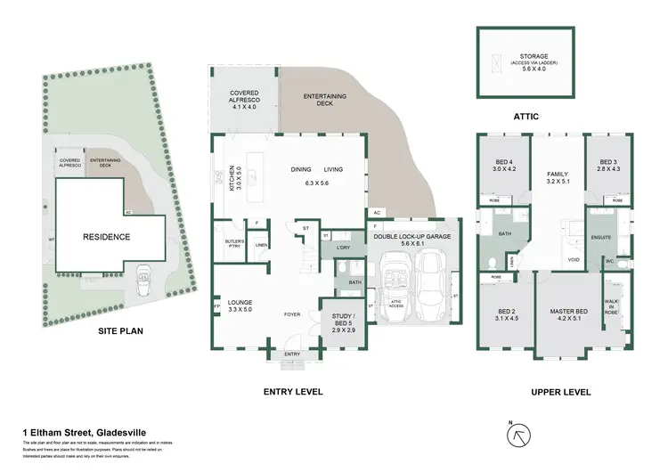 Floorplan of Homely house listing, 1 Eltham Street, Gladesville NSW 2111