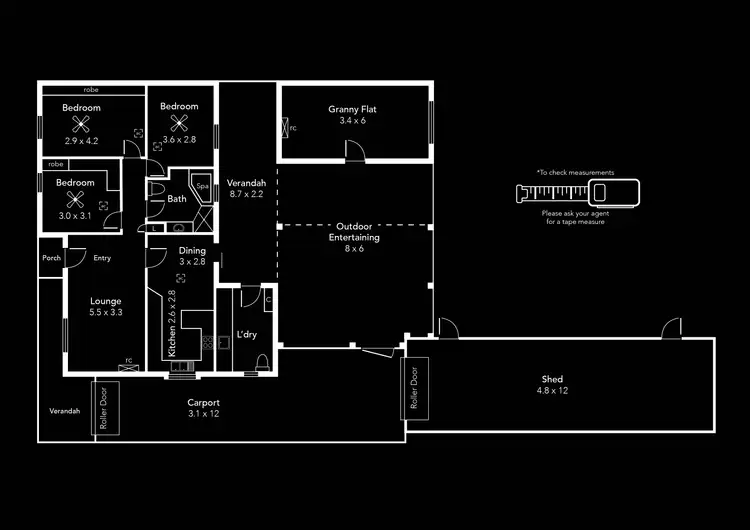 Floorplan of Homely house listing, 23 Coral Sea Road, Fulham SA 5024