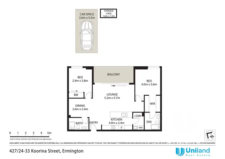 Floorplan of Homely apartment listing, 427/24-32 Koorine Street, Ermington NSW 2115