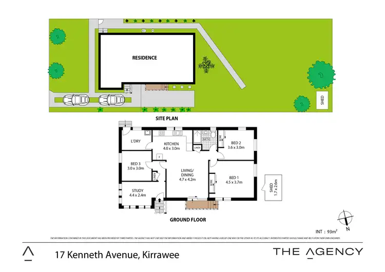 Floorplan of Homely house listing, 17 Kenneth Avenue, Kirrawee NSW 2232