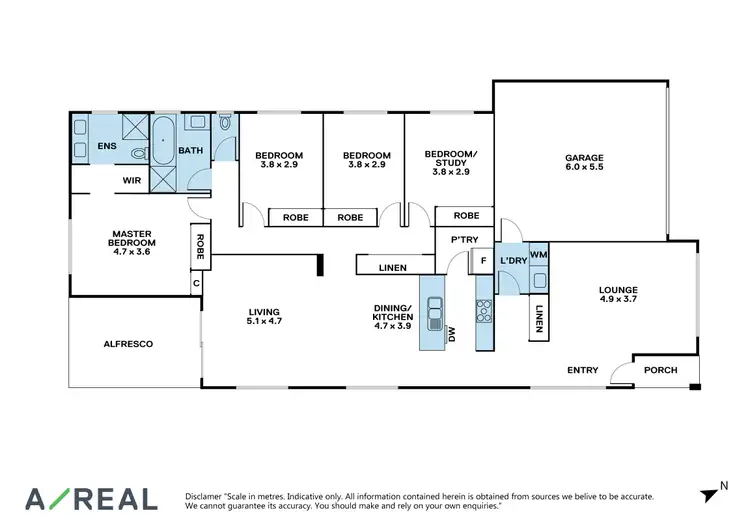 Floorplan of Homely house listing, 306 Saltwater Promenade, Point Cook VIC 3030