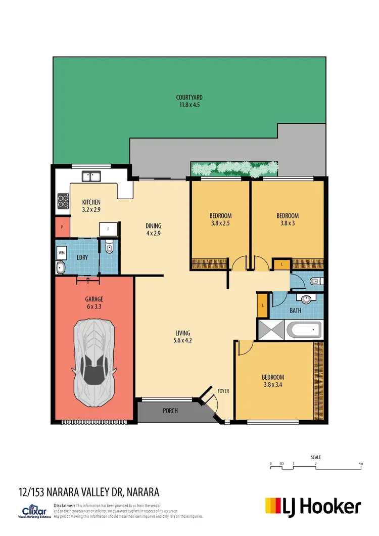 Floorplan of Homely villa listing, 12/153 Narara Valley Drive, Narara NSW 2250