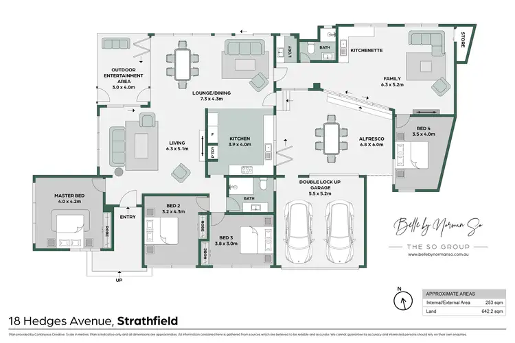 Floorplan of Homely house listing, 18 Hedges Avenue, Strathfield NSW 2135