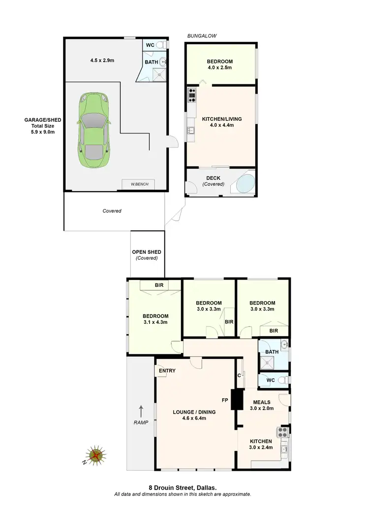 Floorplan of Homely house listing, 8 Drouin Street, Dallas VIC 3047