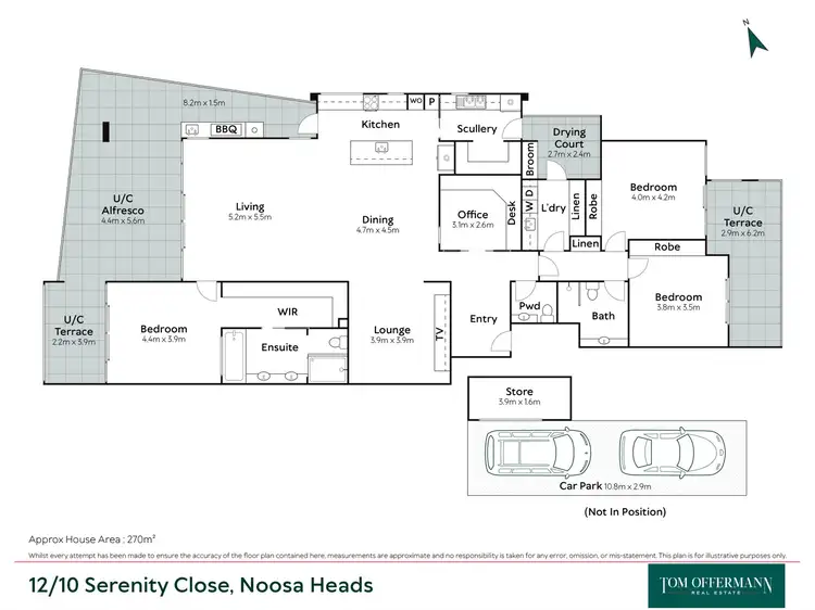Floorplan of Homely unit listing, 12/10 Serenity Close, Noosa Heads QLD 4567