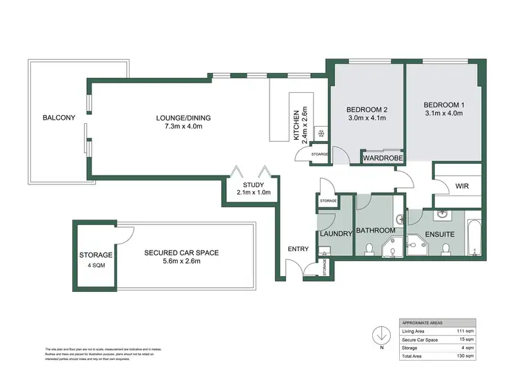Floorplan of Homely apartment listing, 424/2C Munderah Street, Wahroonga NSW 2076