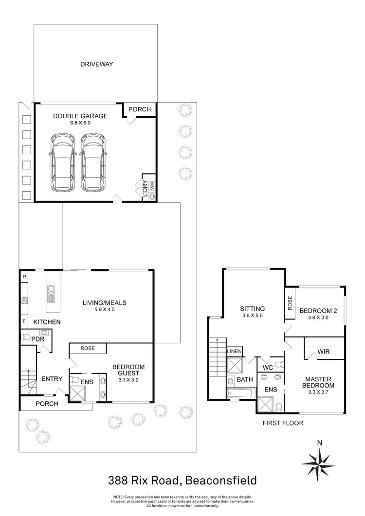 Floorplan of Homely house listing, 388 Rix Road, Beaconsfield VIC 3807