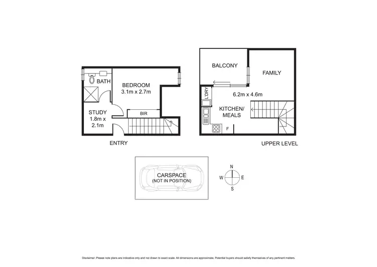 Floorplan of Homely apartment listing, 3/270 Maribyrnong Road, Moonee Ponds VIC 3039