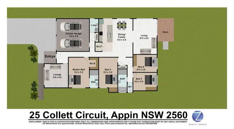 Floorplan of Homely house listing, 25 Collett Circuit, Appin NSW 2560