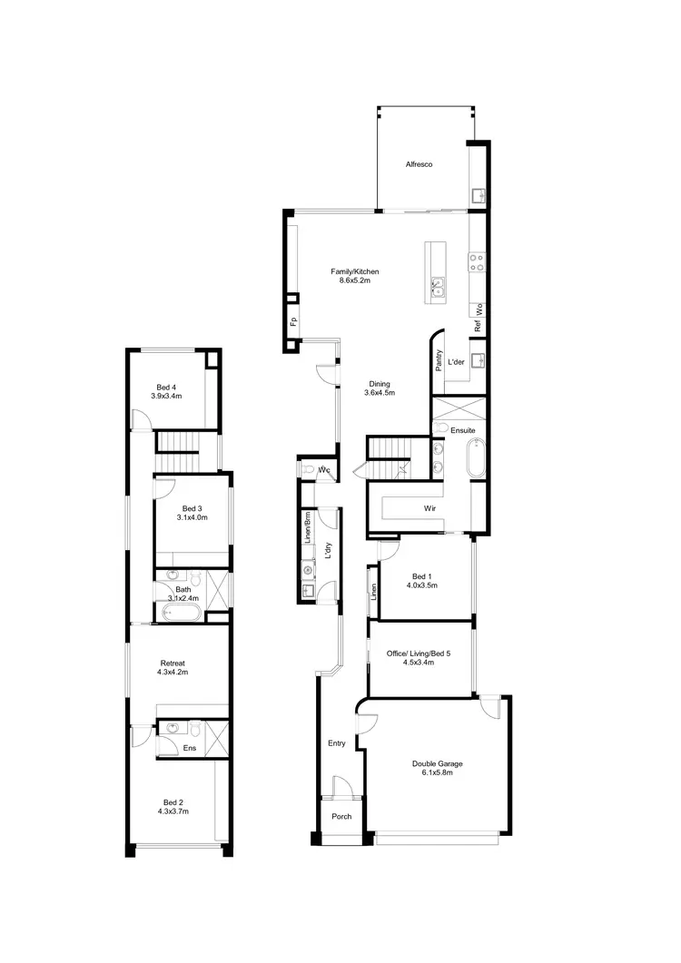 Floorplan of Homely house listing, 15 Wooltana Avenue, Myrtle Bank SA 5064